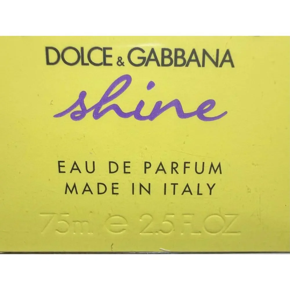Dolce & Gabbana Shine Eau de Parfum – 75ml / 2.5 fl oz (New in Box Sealed) - Picture 5 of 5